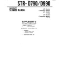 Sony STR-D790, STR-D990 (serv.man2) Service Manual