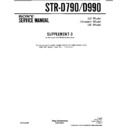 Sony STR-D790, STR-D990 (serv.man3) Service Manual