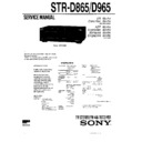 str-d865, str-d965 service manual