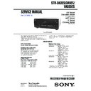 Sony STR-DA3ES, STR-DA5ES, STR-VA555ES Service Manual