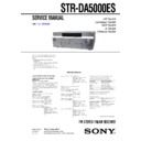 Sony STR-DA5000ES Service Manual