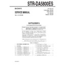 Sony STR-DA5800ES (serv.man3) Service Manual