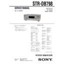 Sony STR-DB798 Service Manual