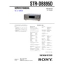 Sony STR-DB895D Service Manual