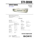 Sony STR-DB900 Service Manual