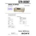 Sony STR-DE597 (serv.man2) Service Manual