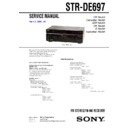 Sony STR-DE697 Service Manual