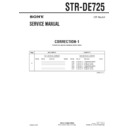 Sony STR-DE725 (serv.man2) Service Manual
