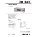 Sony STR-DG900 Service Manual