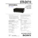 Sony STR-DH710 Service Manual