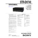 Sony STR-DH740 (serv.man2) Service Manual