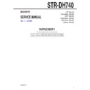 Sony STR-DH740 (serv.man3) Service Manual