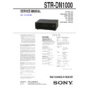 str-dn1000 service manual