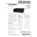 str-dn1020 service manual