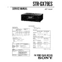Sony STR-GX79ES Service Manual