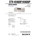 Sony STR-K5900P, STR-K9900P Service Manual
