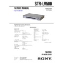 str-lv500 service manual