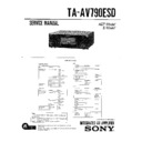 ta-av790esd service manual