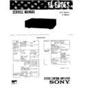 Sony TA-E80ES Service Manual