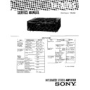 Sony TA-F830ES Service Manual