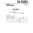 Sony TA-FA3ES (serv.man2) Service Manual