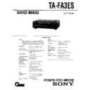 ta-fa3es service manual