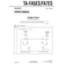 Sony TA-FA5ES, TA-FA7ES Service Manual