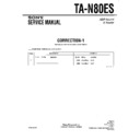 Sony TA-N80ES (serv.man4) Service Manual