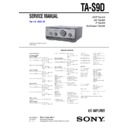 Sony TA-S9D Service Manual