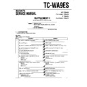 Sony TC-WA9ES (serv.man2) Service Manual