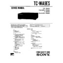 Sony TC-WA9ES Service Manual