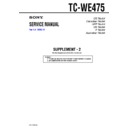 Sony TC-WE475 (serv.man3) Service Manual