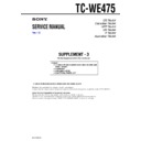Sony TC-WE475 (serv.man4) Service Manual