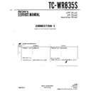 Sony TC-WR835S (serv.man2) Service Manual