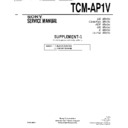 Sony TCM-AP1V (serv.man2) Service Manual