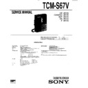 tcm-s67v service manual