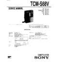 tcm-s68v service manual