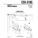 Sony CDX-3100 (serv.man3) Service Manual