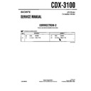Sony CDX-3100 (serv.man4) Service Manual