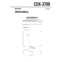 Sony CDX-3700 (serv.man2) Service Manual