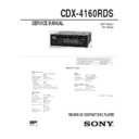 cdx-4160rds service manual