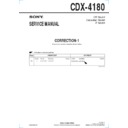 Sony CDX-4180 (serv.man2) Service Manual