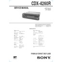 cdx-4260r service manual