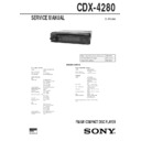 cdx-4280 service manual