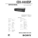 cdx-4483esp service manual