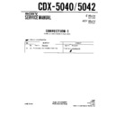 Sony CDX-5040, CDX-5042 (serv.man2) Service Manual