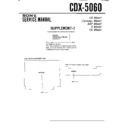 Sony CDX-5060 (serv.man2) Service Manual