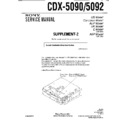 Sony CDX-5090, CDX-5092 (serv.man2) Service Manual