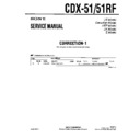 cdx-51, cdx-51rf (serv.man6) service manual