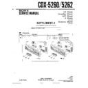 Sony CDX-5260, CDX-5262 (serv.man5) Service Manual